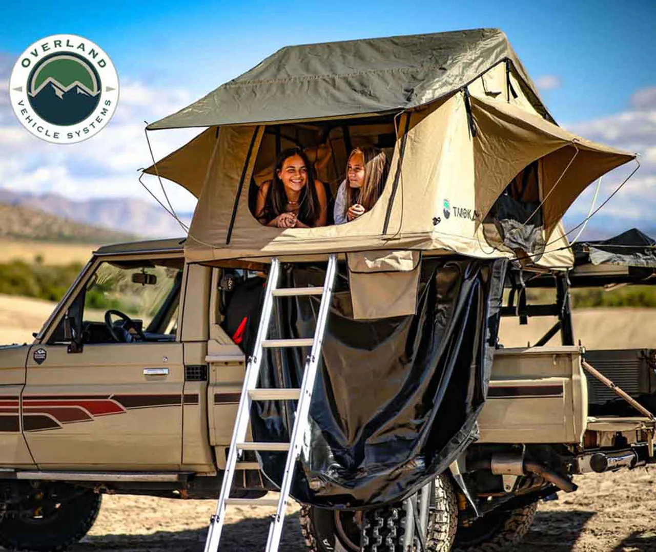 Overland Vehicle Systems LD TMBK 3 Soft Shell Roof Top Tent - Image 11