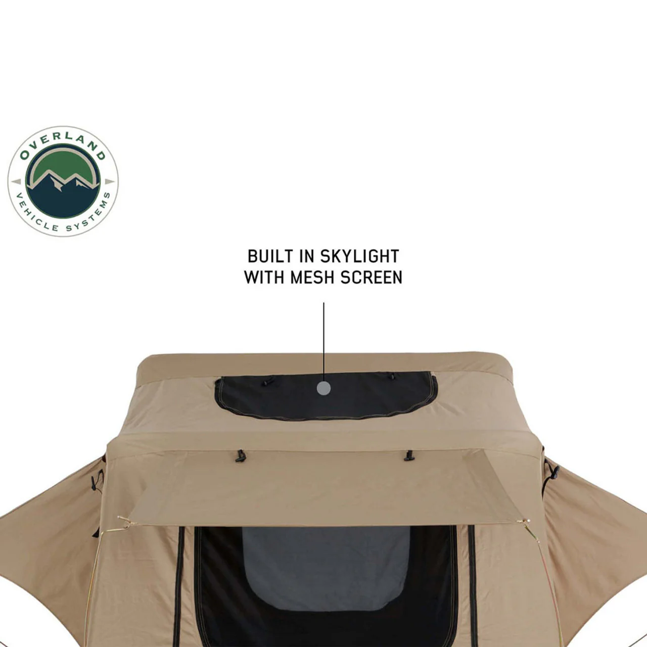 Overland Vehicle Systems LD TMBK 3 Soft Shell Roof Top Tent - Image 7
