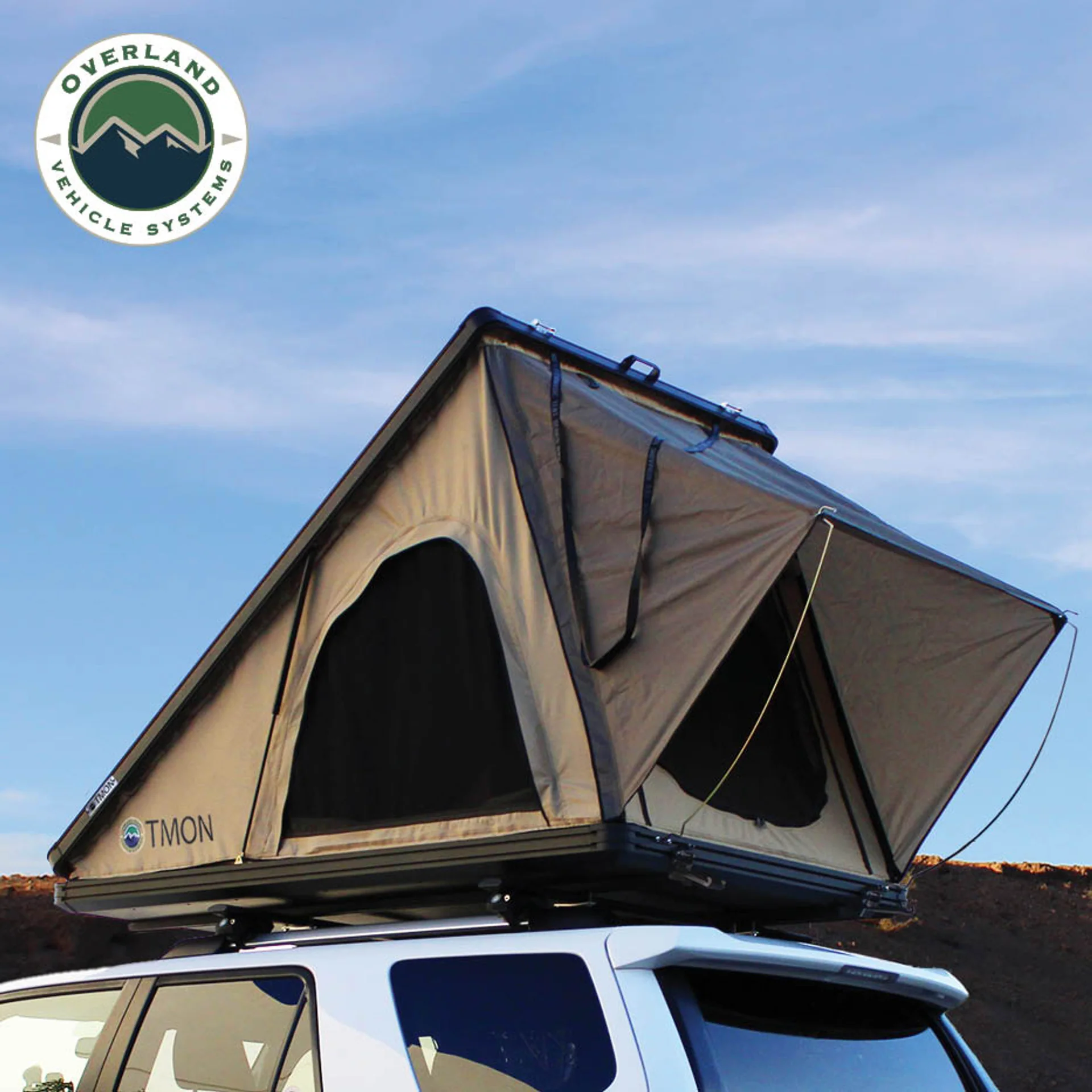 Overland Vehicle Systems LD TMON Clamshell Aluminum Hard Shell Roof Top Tent - Image 2