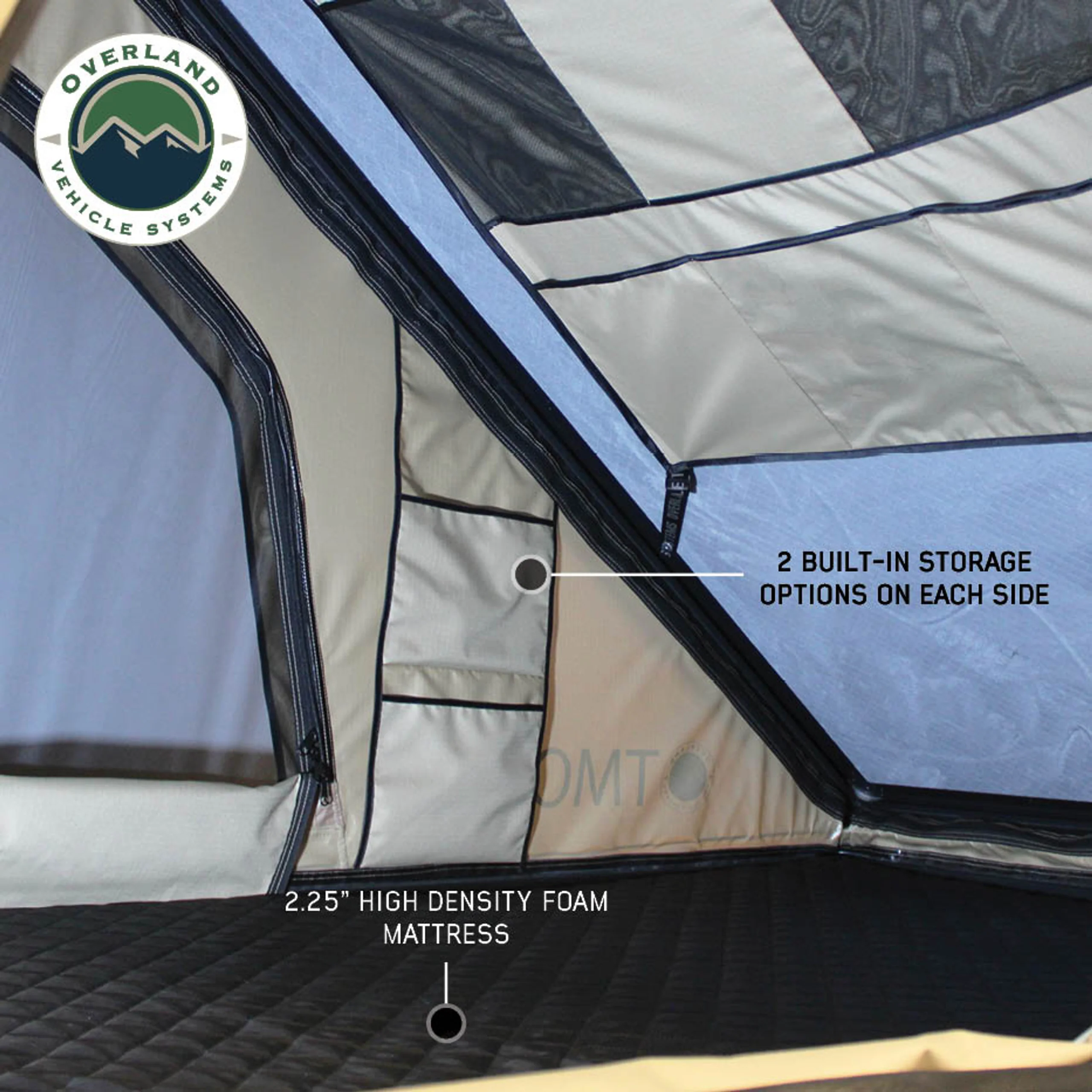 Overland Vehicle Systems LD TMON Clamshell Aluminum Hard Shell Roof Top Tent - Image 8