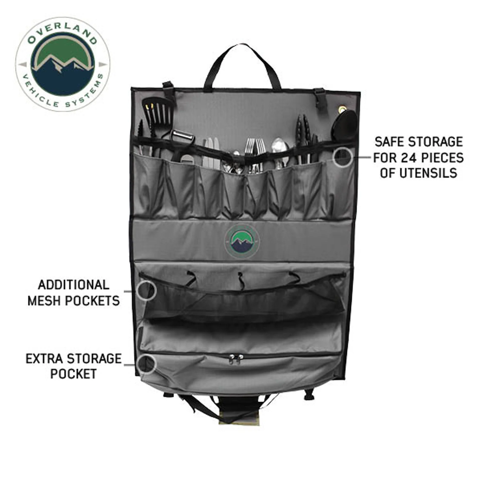 Overland Vehicle Systems Overland Kitchen 24 Kit Piece Cooking & Utensil Kit - Image 2