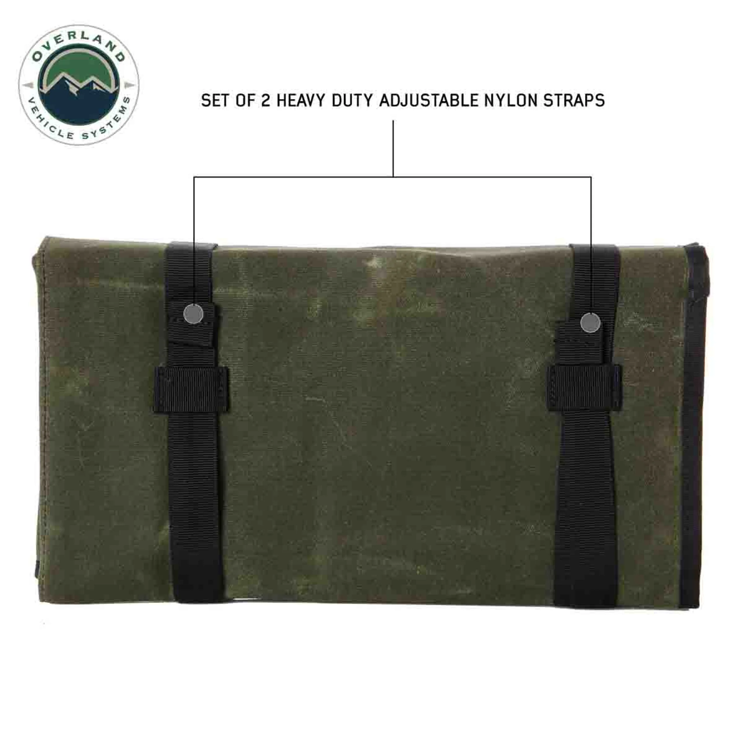 Overland Vehicle Systems Rolled General Tool Storage Bag #16 Waxed Canvas - Image 8