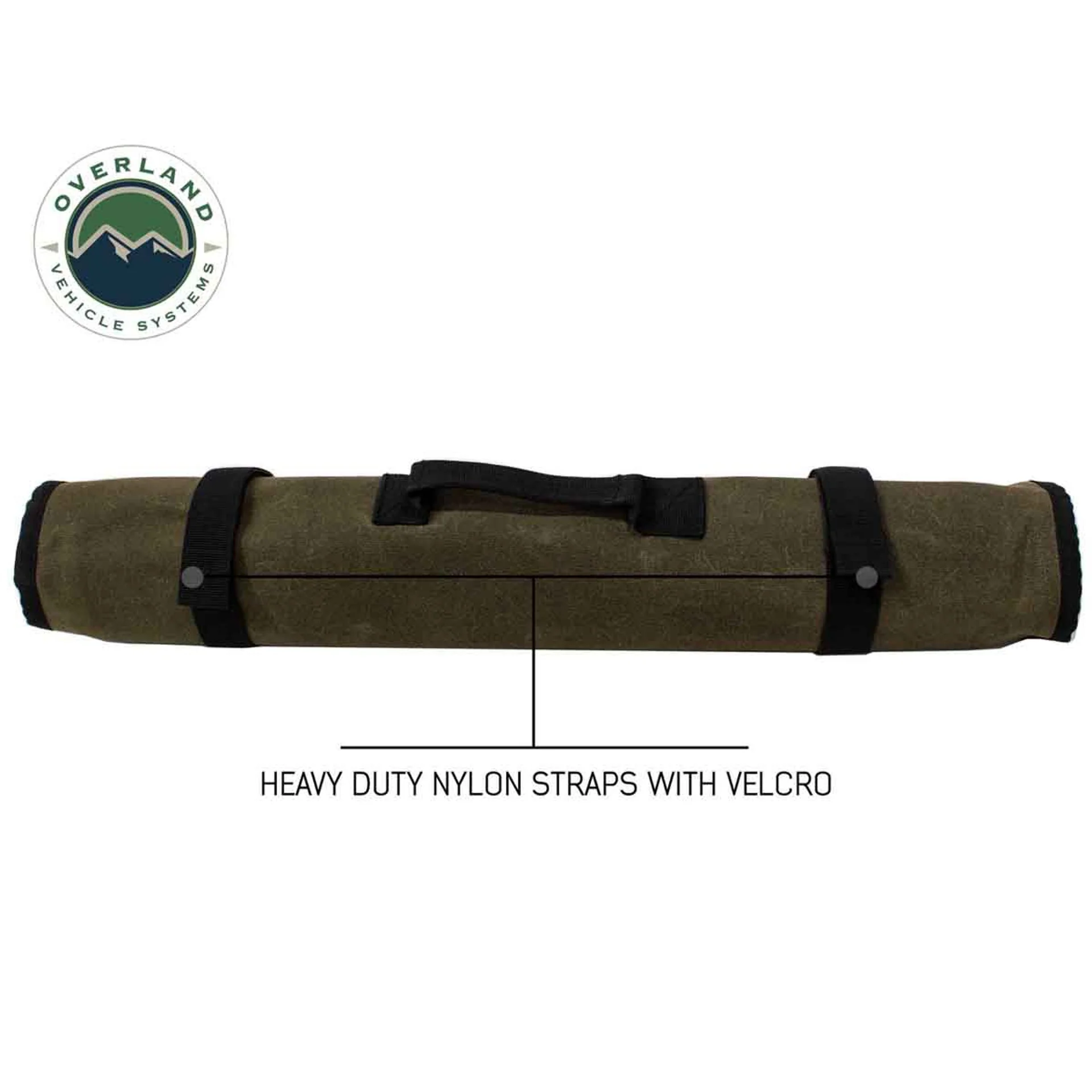 Overland Vehicle Systems Rolled Socket Organizer Storage Bag #16 Waxed Canvas - Image 3