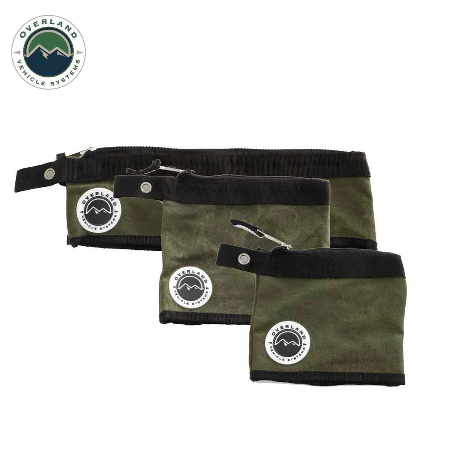 Overland Vehicle Systems Small/Medium Size 3 Bag Set of Storage Bags #12 Waxed Canvas - Image 2