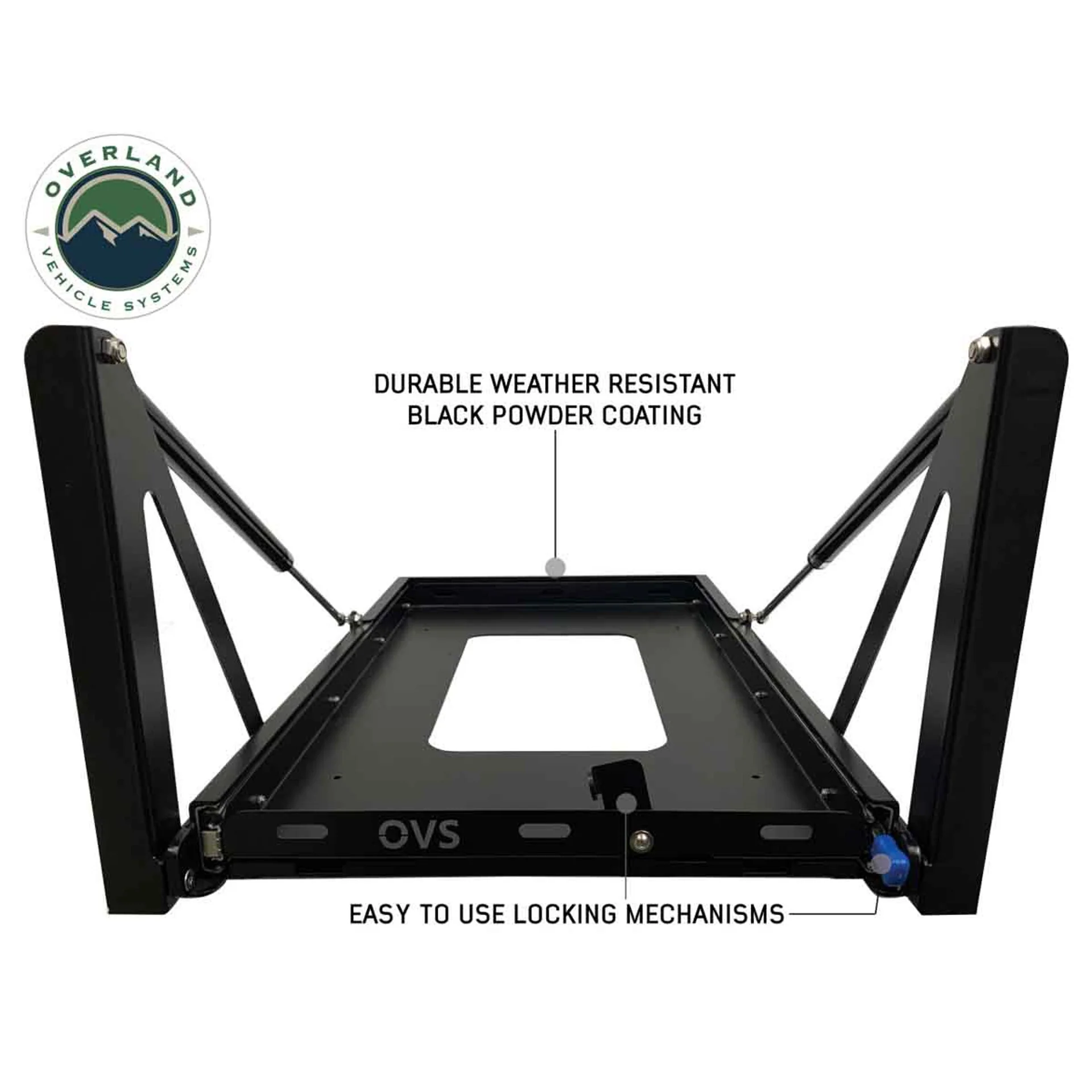 Overland Vehicle Systems Small Refrigerator Tray W/Slide and Tilt - Image 3