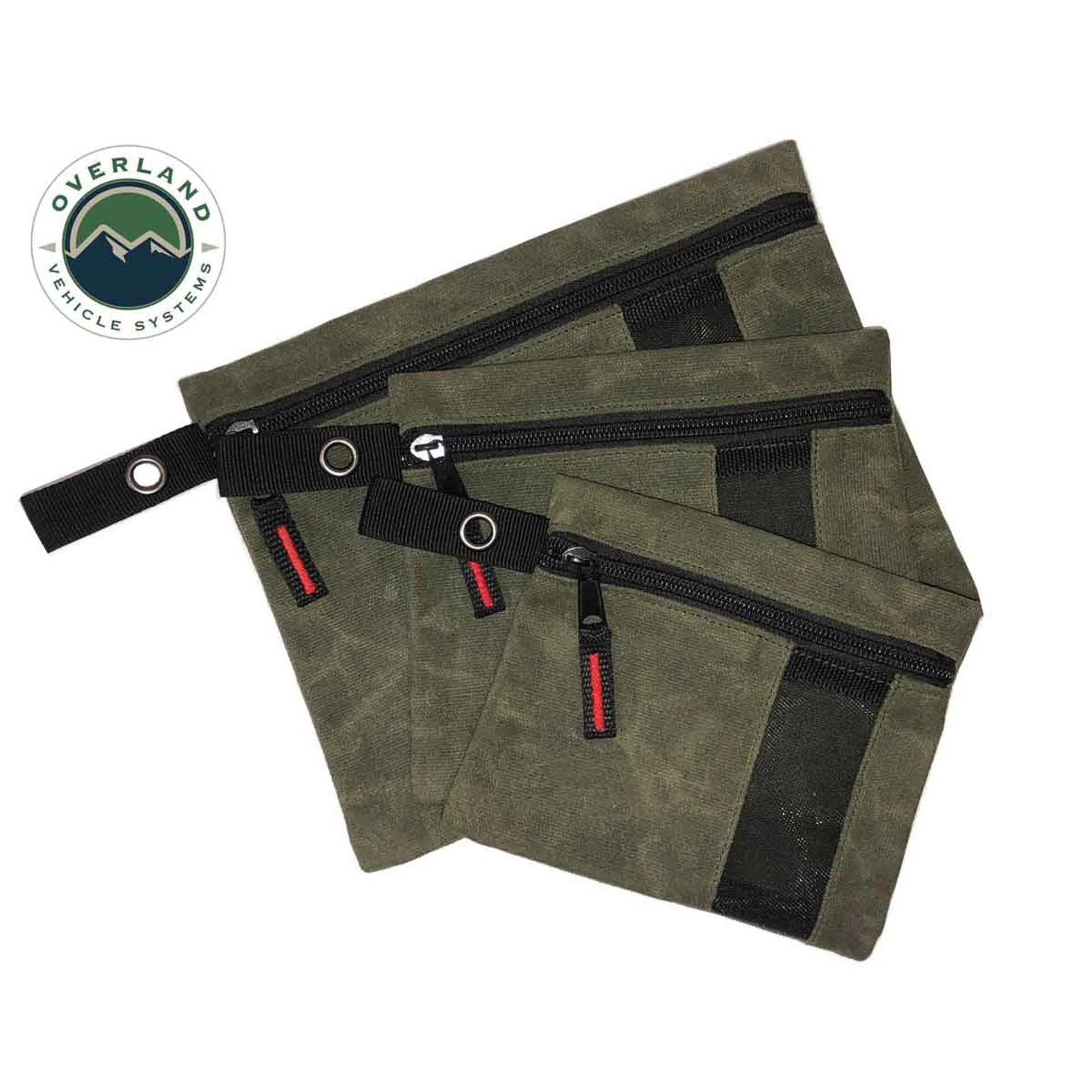 Overland Vehicle Systems Small Size 3 Bag Set of Storage Bags #12 Waxed Canvas - Image 2