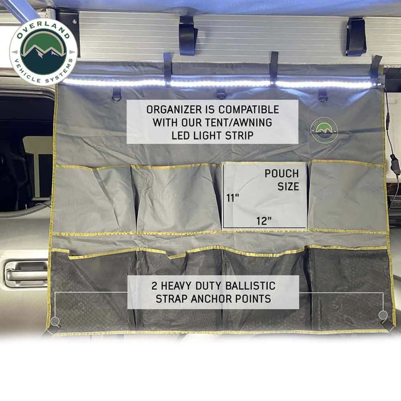 Overland Vehicle Systems Tent & Awning Organizer Storage - Image 5