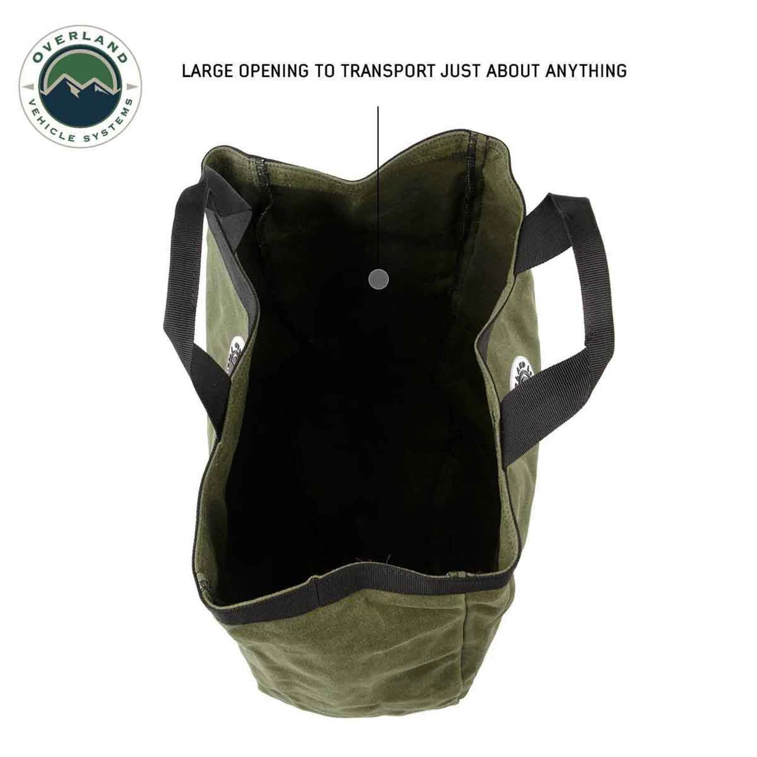 Overland Vehicle Systems Tote Bag #16 Waxed Canvas Storage - Image 6