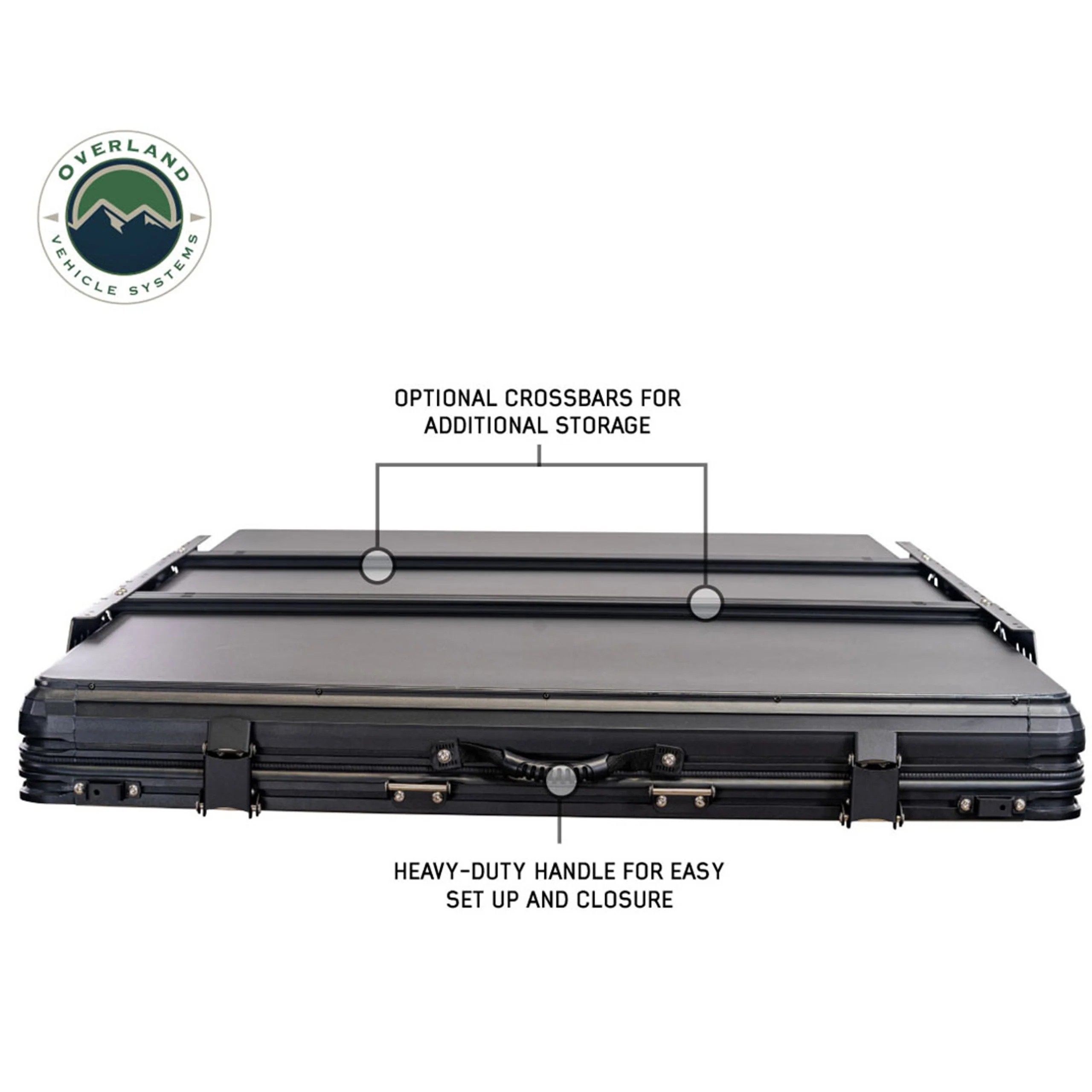 Overland Vehicle Systems XD Lhotse Clam Shell Aluminum Hard Shell Roof Top Tent - Image 12