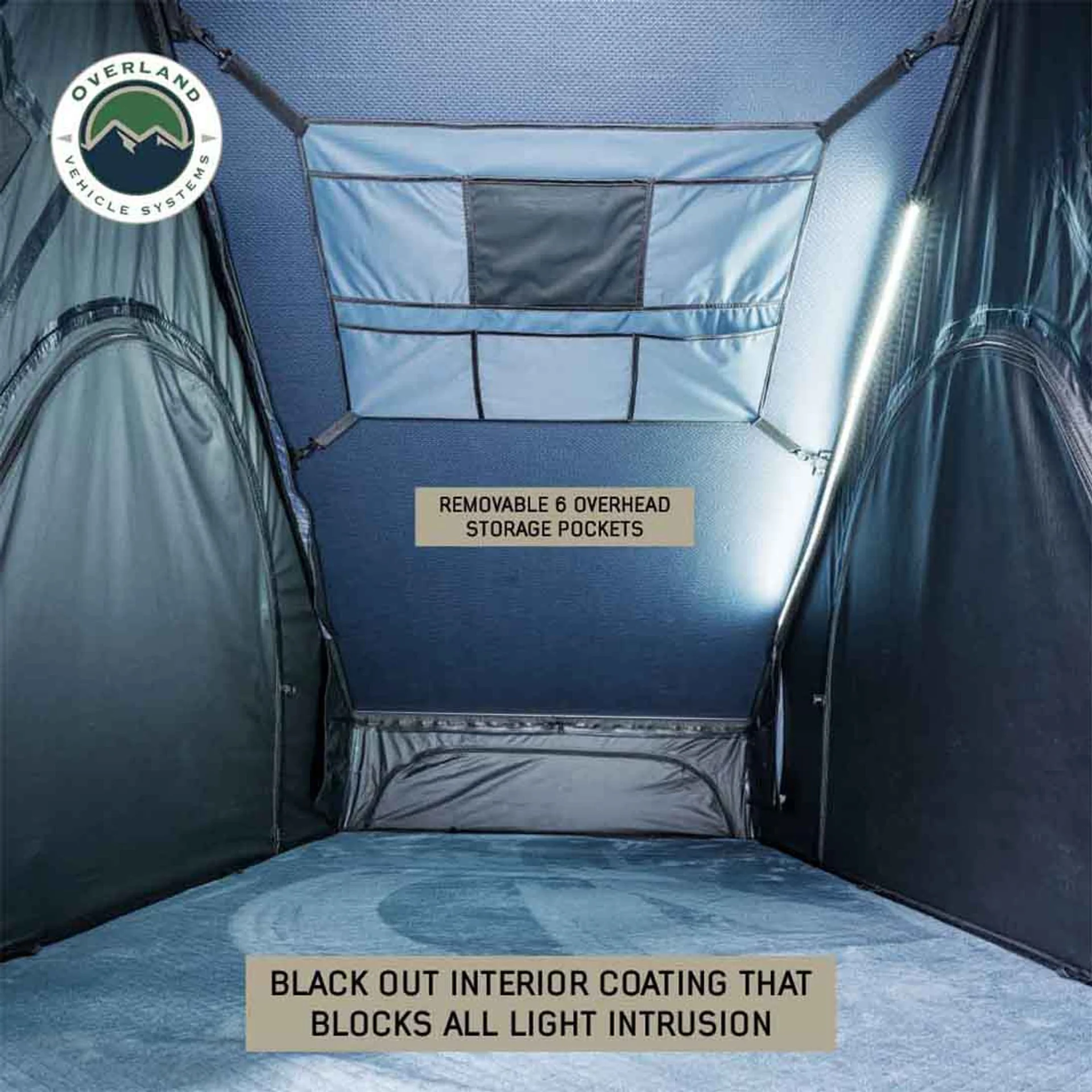 Overland Vehicle Systems XD Lhotse Clam Shell Aluminum Hard Shell Roof Top Tent - Image 2