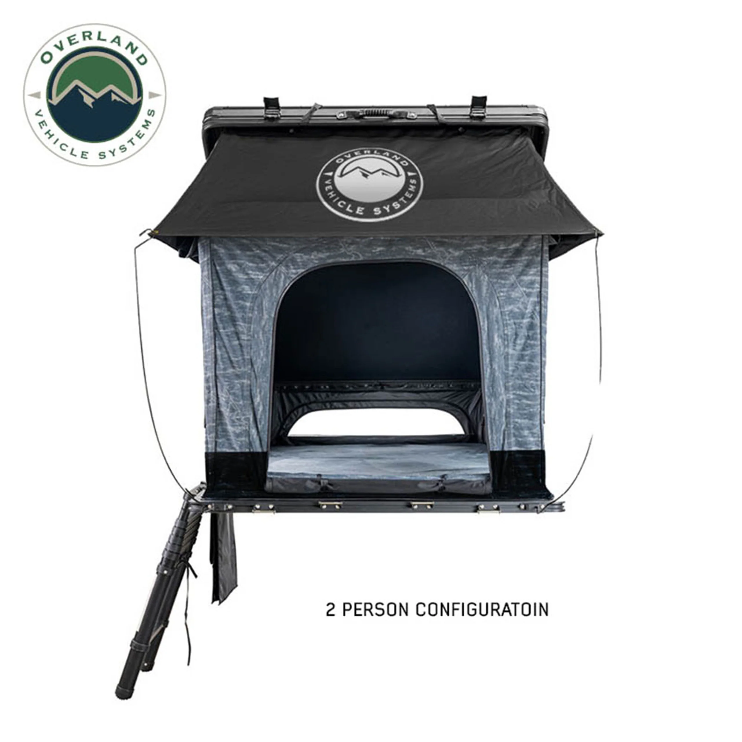 Overland Vehicle Systems XD Lhotse Clam Shell Aluminum Hard Shell Roof Top Tent - Image 5