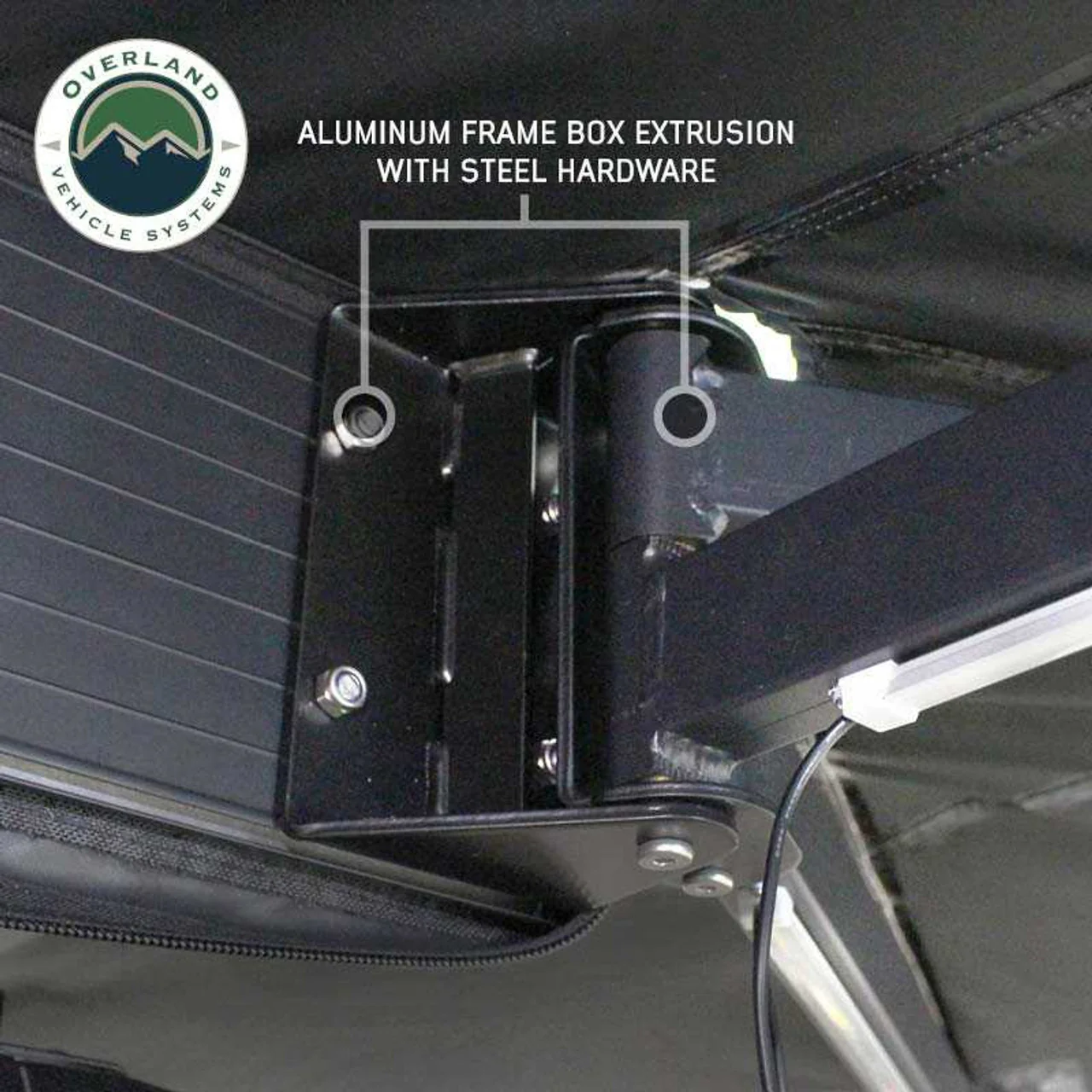 Overland Vehicle Systems XD Nomadic Black Out 270 Degree Awning w/ Lights - Image 9