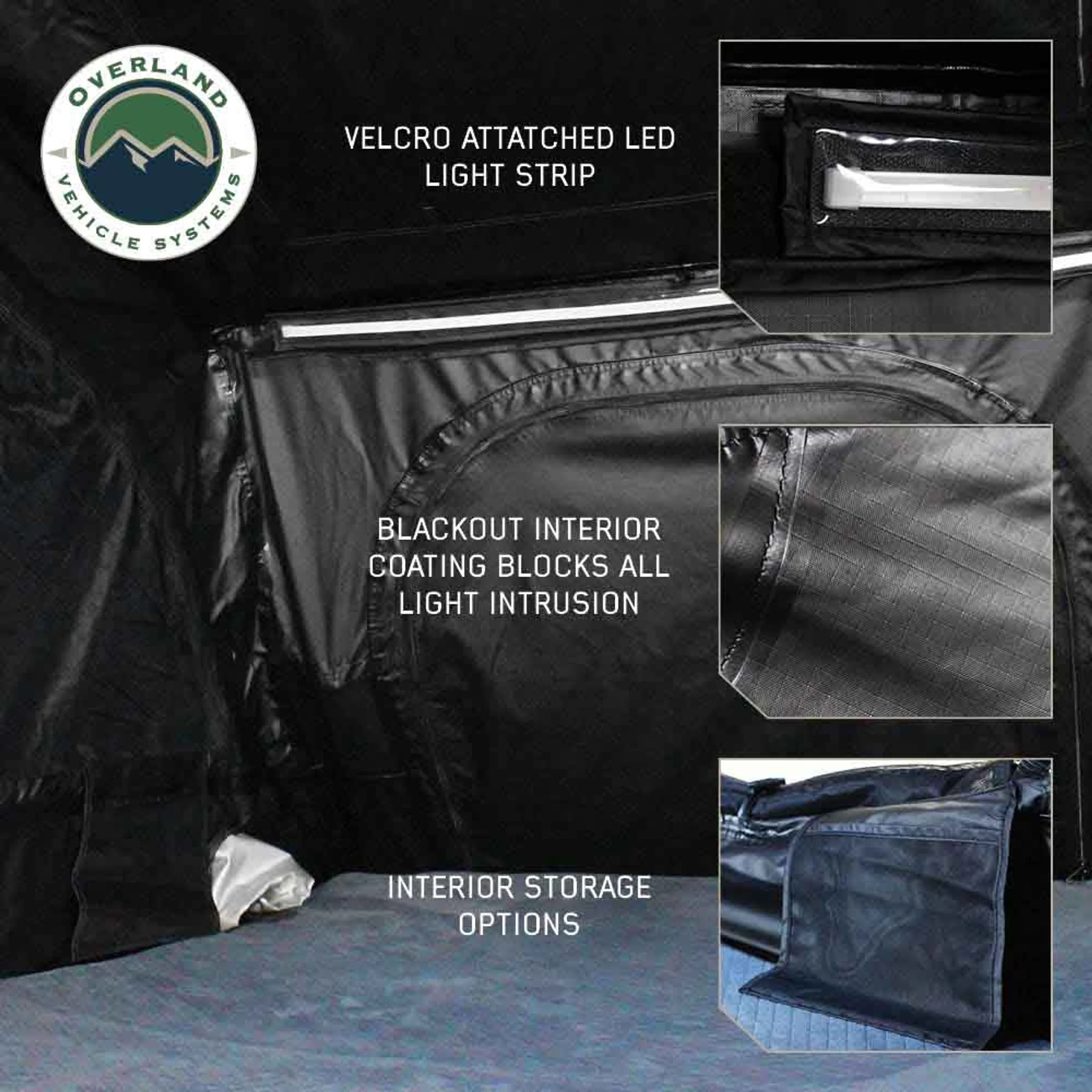Overland Vehicle Systems XD Sherpa Hybrid Soft Shell Roof Top Tent - Image 10