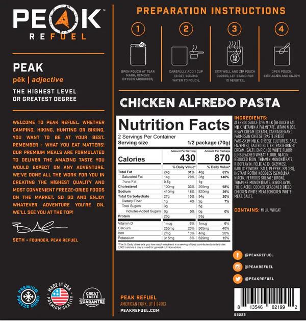 Peak Refuel Freeze-Dried Meals - Image 15