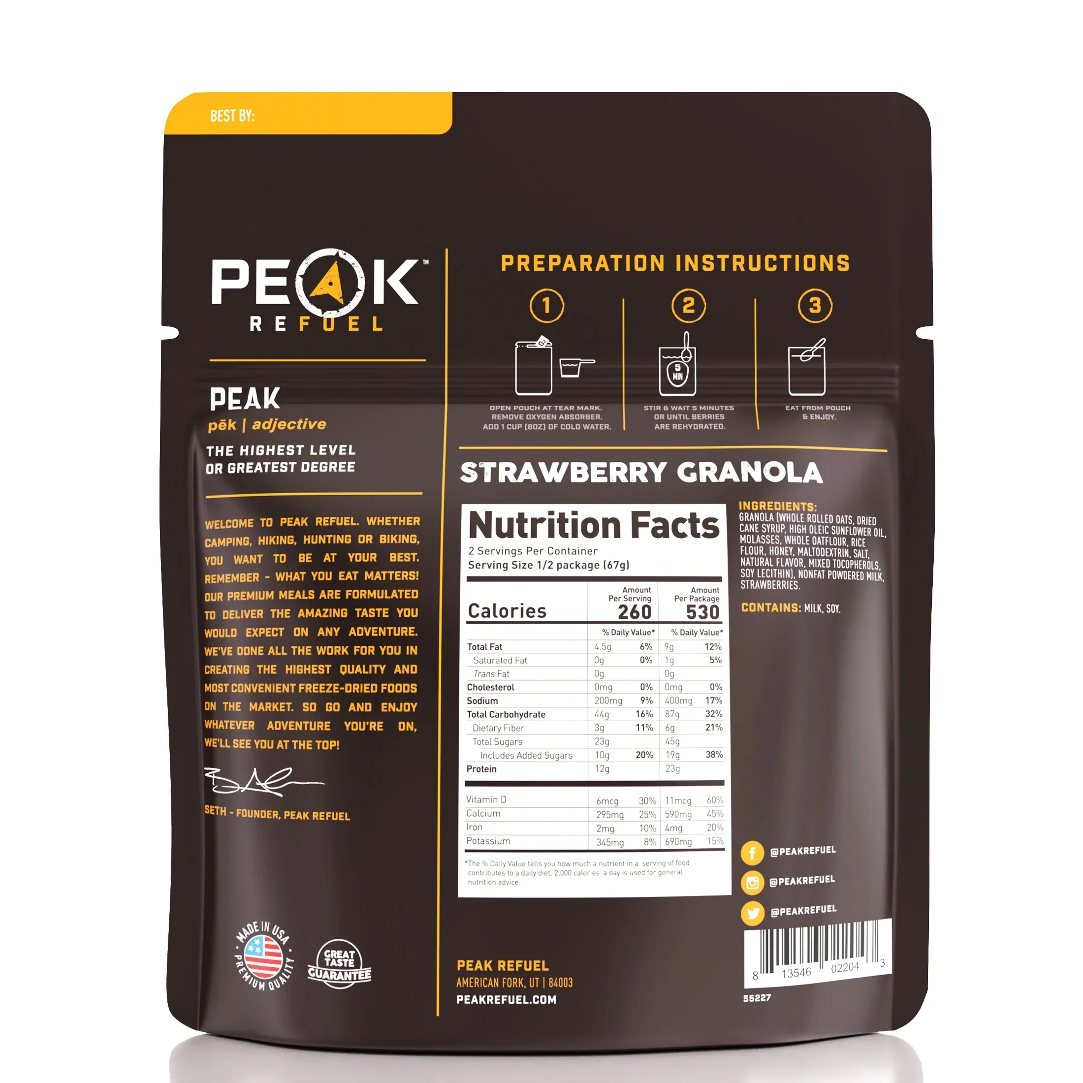 Peak Refuel Freeze-Dried Meals - Image 22