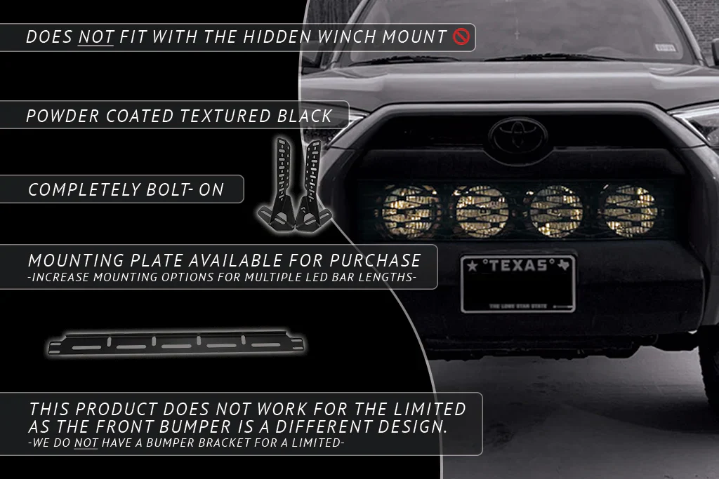 Rago 4Runner Universal LED Hidden Bumper Bracket (5th Gen 2014-2021) - Image 8