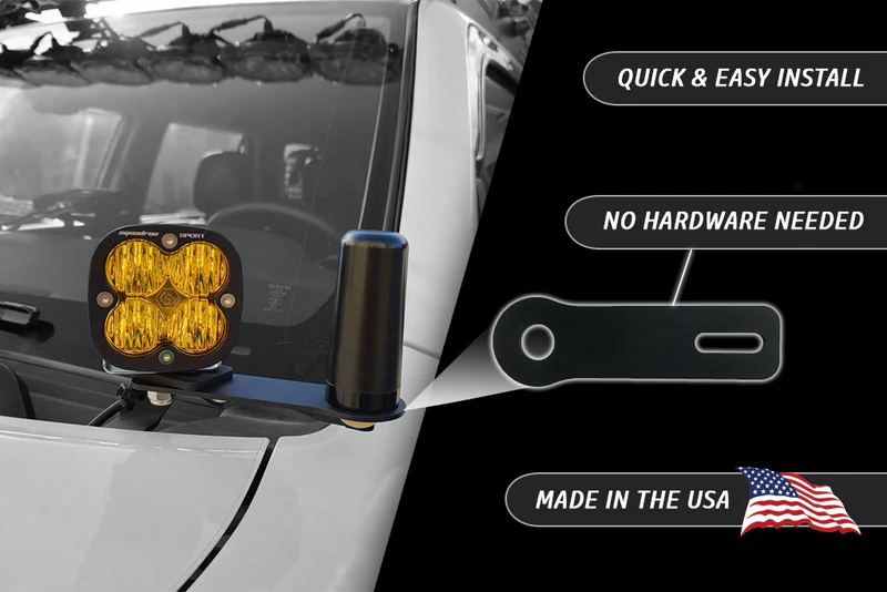 Rago Fabrication Ham Antenna Ditch Light Bracket Extension - Image 4