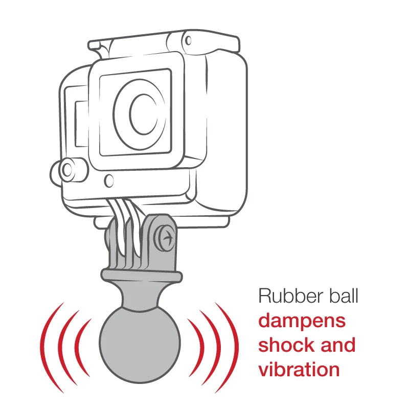 RAM Mounts Action Camera Universal Ball Adapter - Image 7