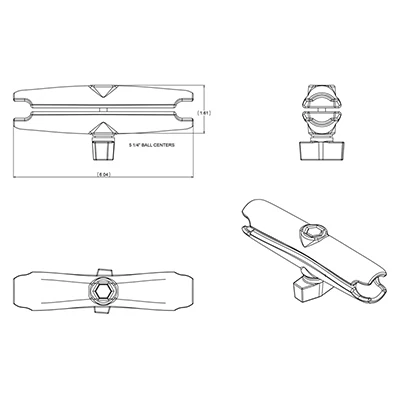 RAM Mounts Double Socket Arm - Large - Image 3