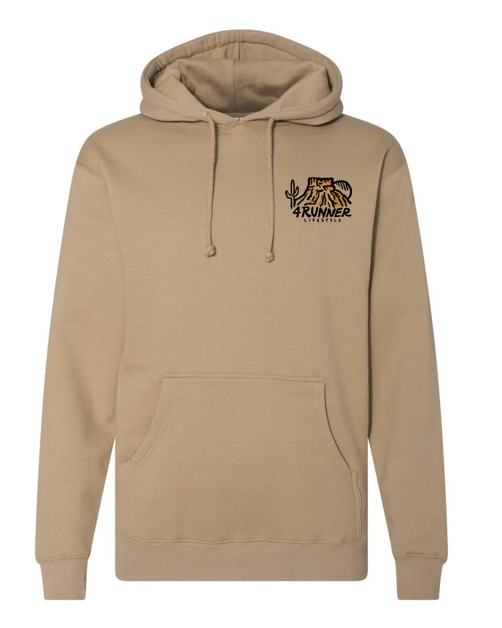 Rayco Design x 4Runner Lifestyle For The Roaming Soul Tan Hoodie - Image 2
