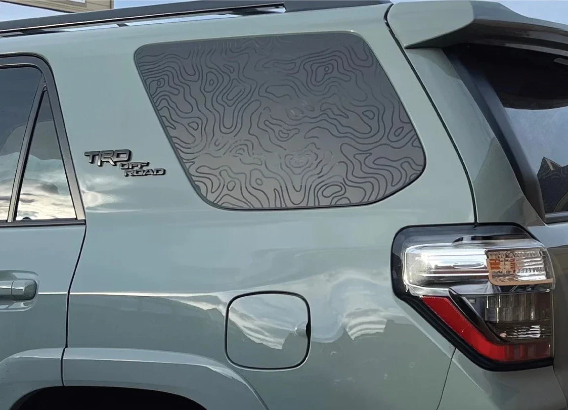 Rear Quarter Panel Window Decals For 4Runner (2010-2024) - Image 18