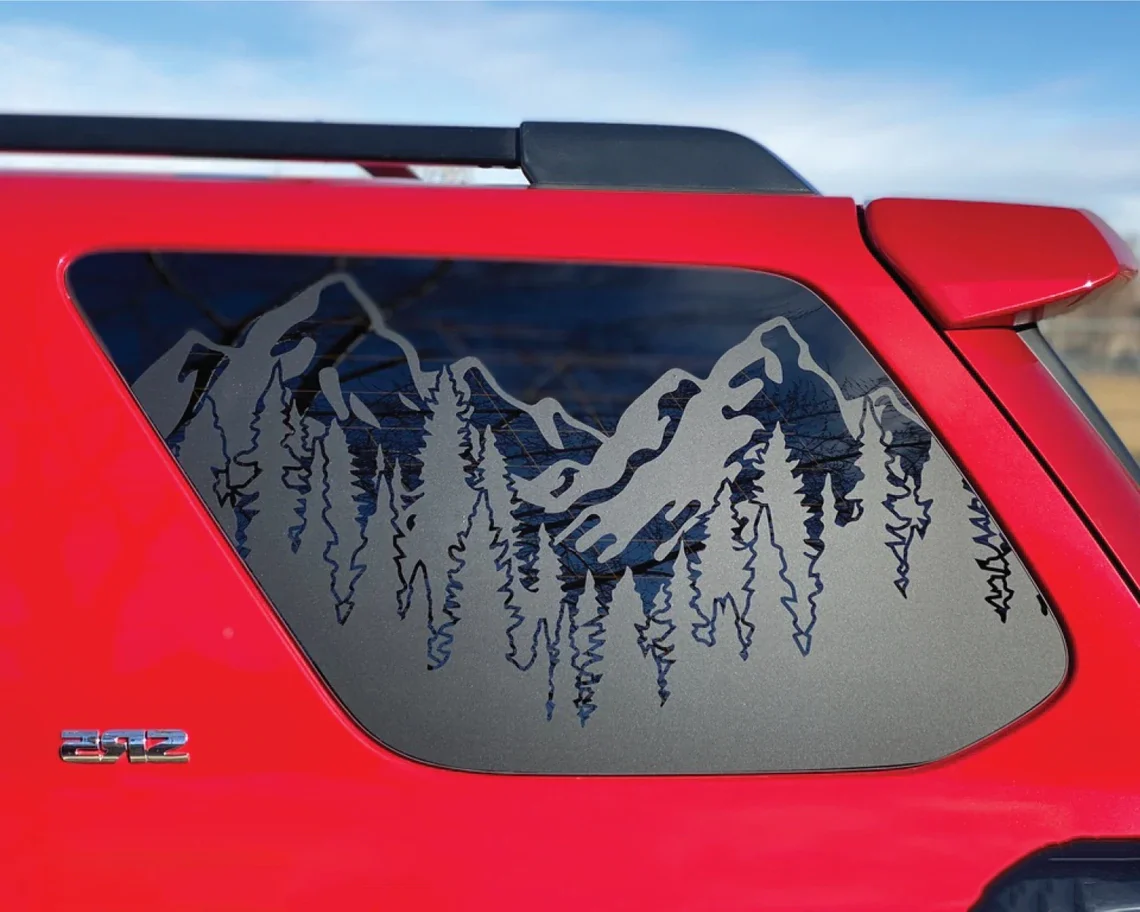 Rear Quarter Panel Window Decals For 4Runner (2010-2024) - Image 24
