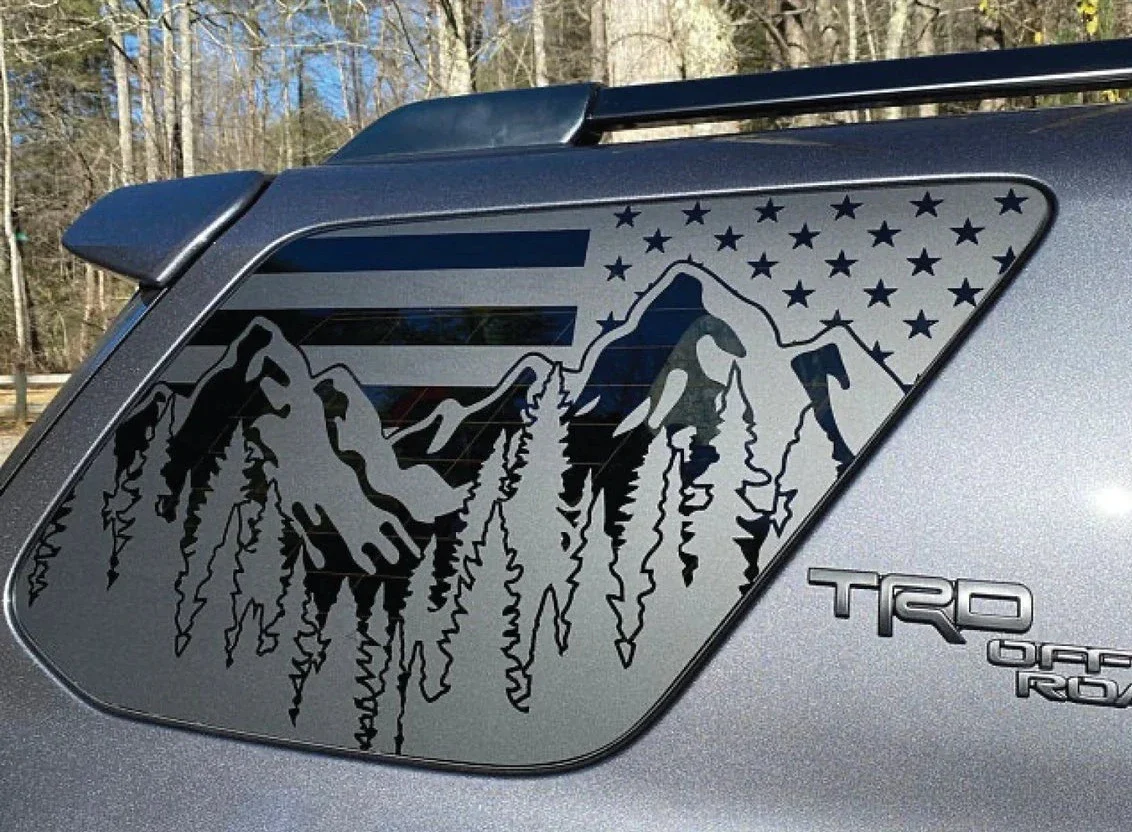 Rear Quarter Panel Window Decals For 4Runner (2010-2024) - Image 6