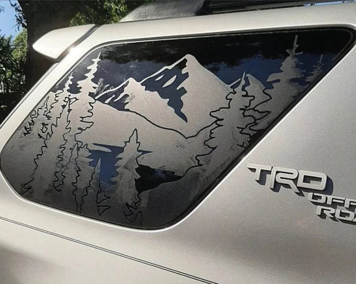 Rear Quarter Panel Window Decals For 4Runner (2010-2024) - Image 7