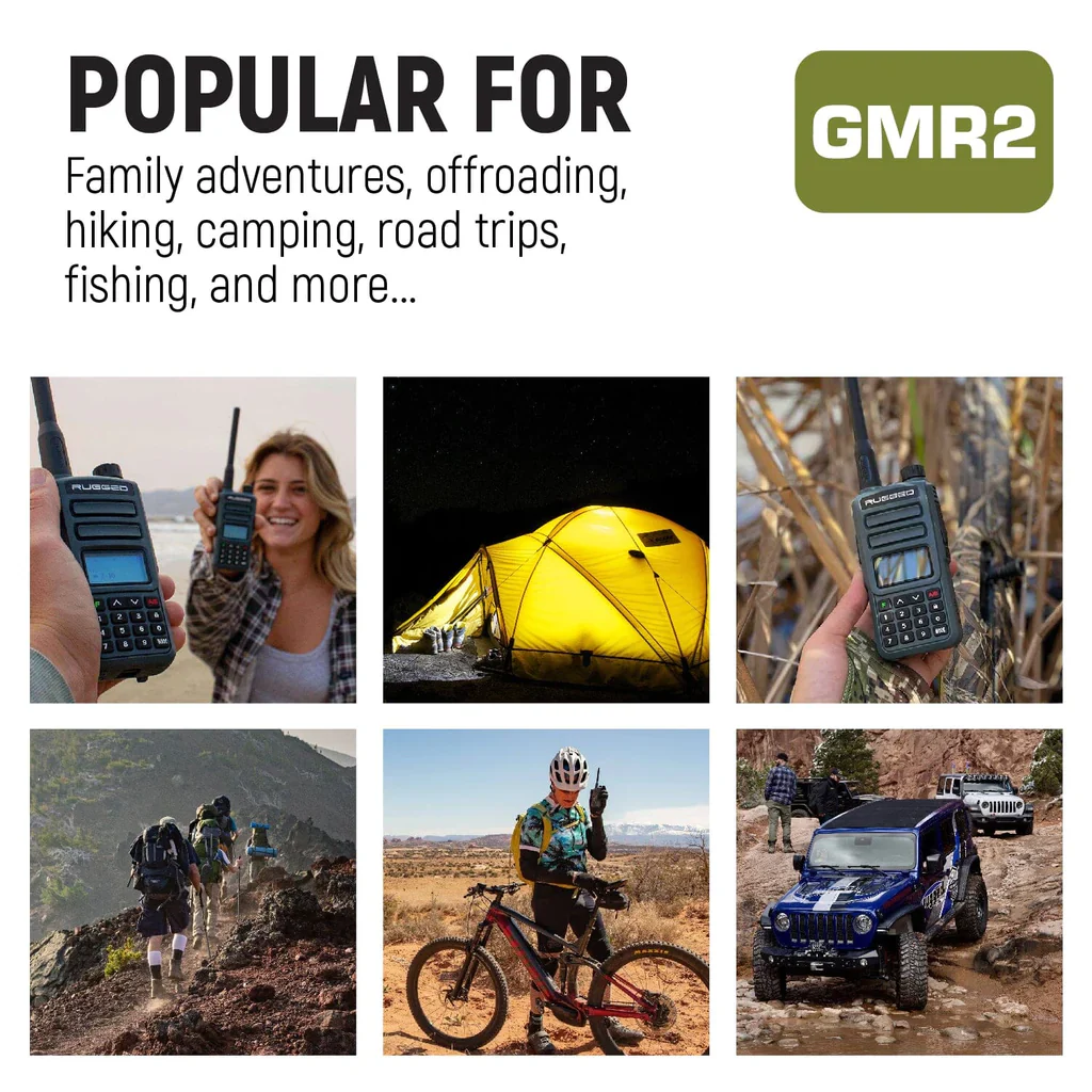 Rugged GMR2 GMRS/FRS Band Radio W/ Handheld Mic - Image 7