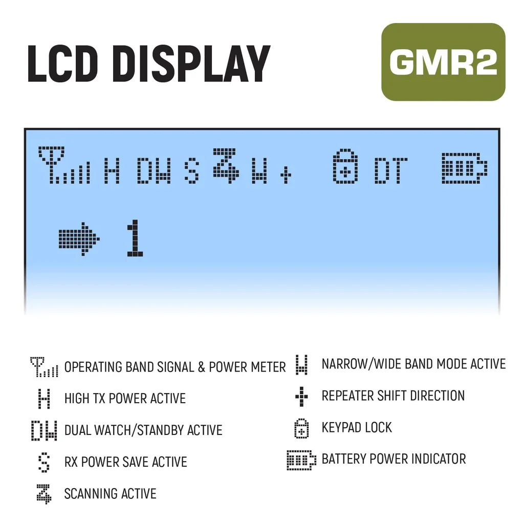 Rugged GMR2 Handheld GMRS/FRS Radio - Image 10