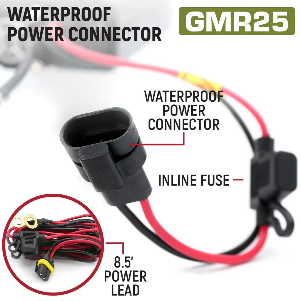 Rugged GMR25 Waterproof GMRS Band Mobile Radio w/ Antenna - Image 5