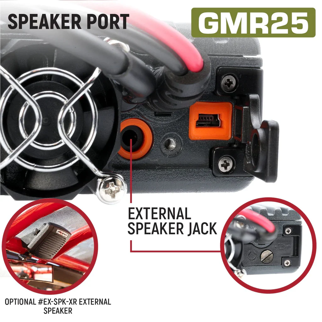 Rugged GMR25 Waterproof GMRS Band Mobile Radio w/ Antenna - Image 6