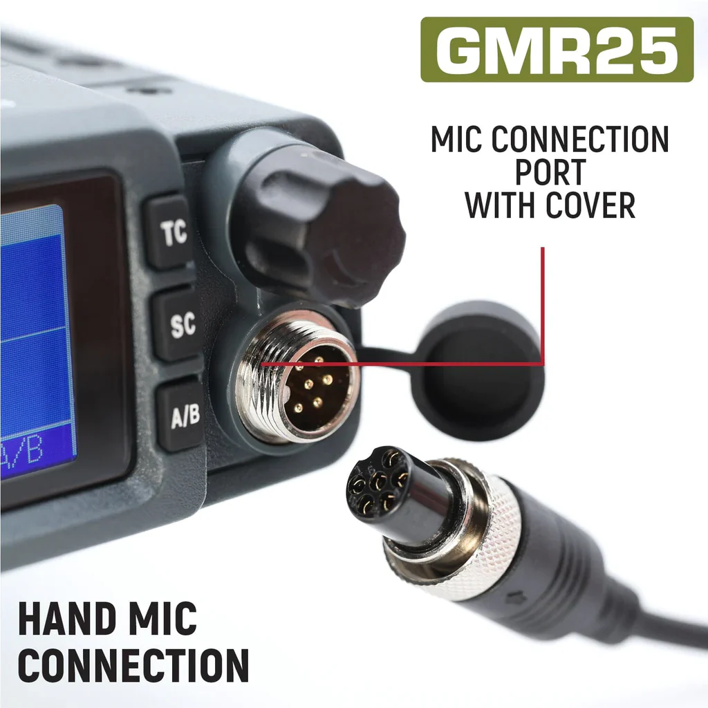 Rugged GMR25 Waterproof GMRS Band Mobile Radio w/ Antenna - Image 7