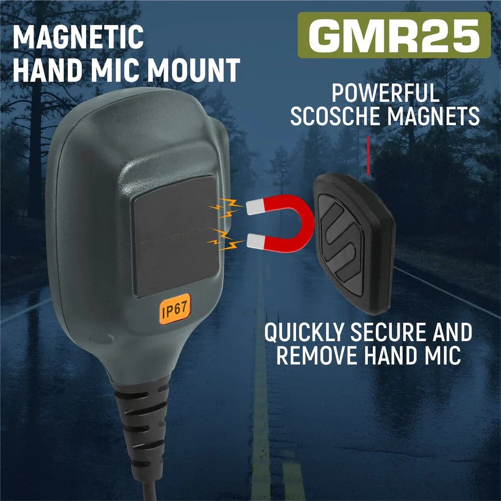 Rugged GMR25 Waterproof GMRS Band Mobile Radio w/ Antenna - Image 8