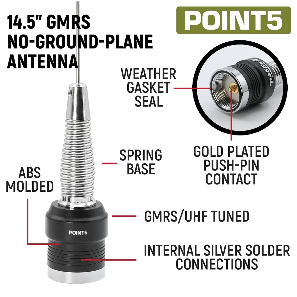 Rugged GMR45 High Power GMRS Band Mobile Radio - Image 10