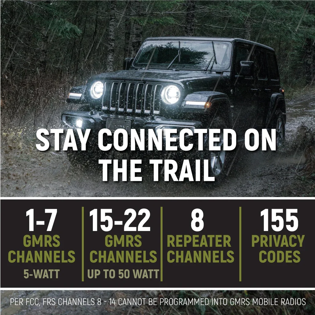 Rugged GMR45 High Power GMRS Band Mobile Radio - Image 3