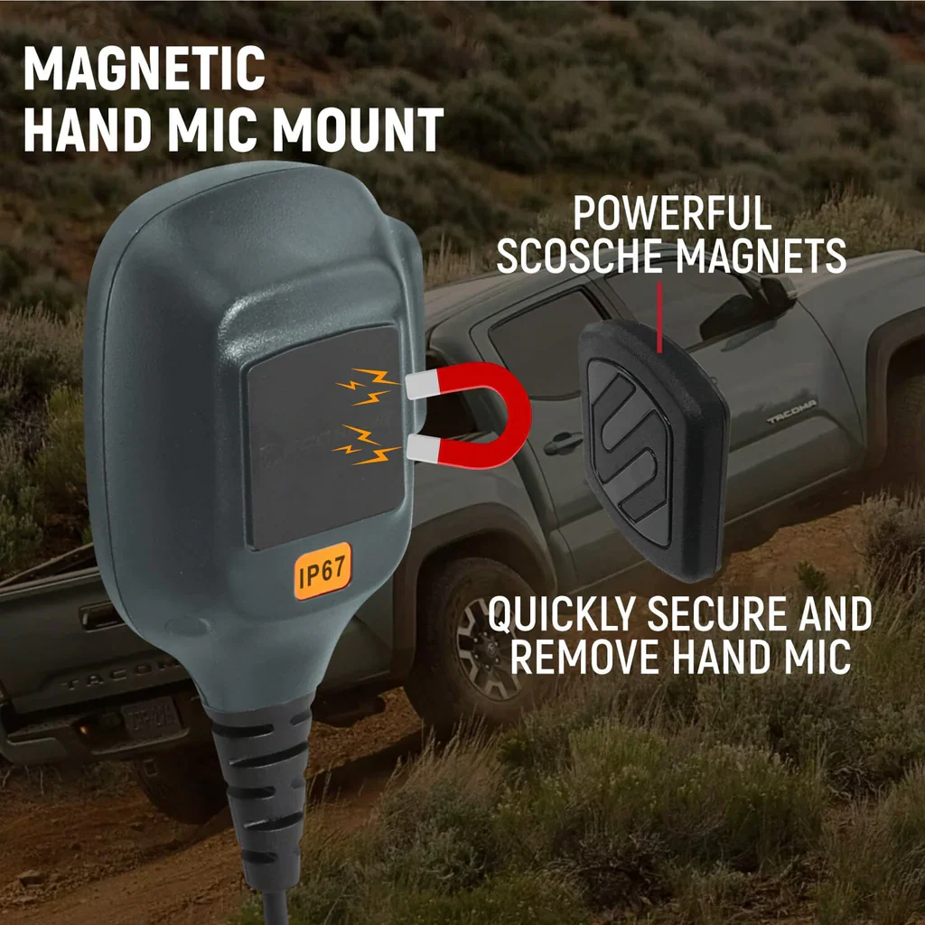 Rugged Two-Way GMRS Mobile Radio Kit For 4Runner - Image 5