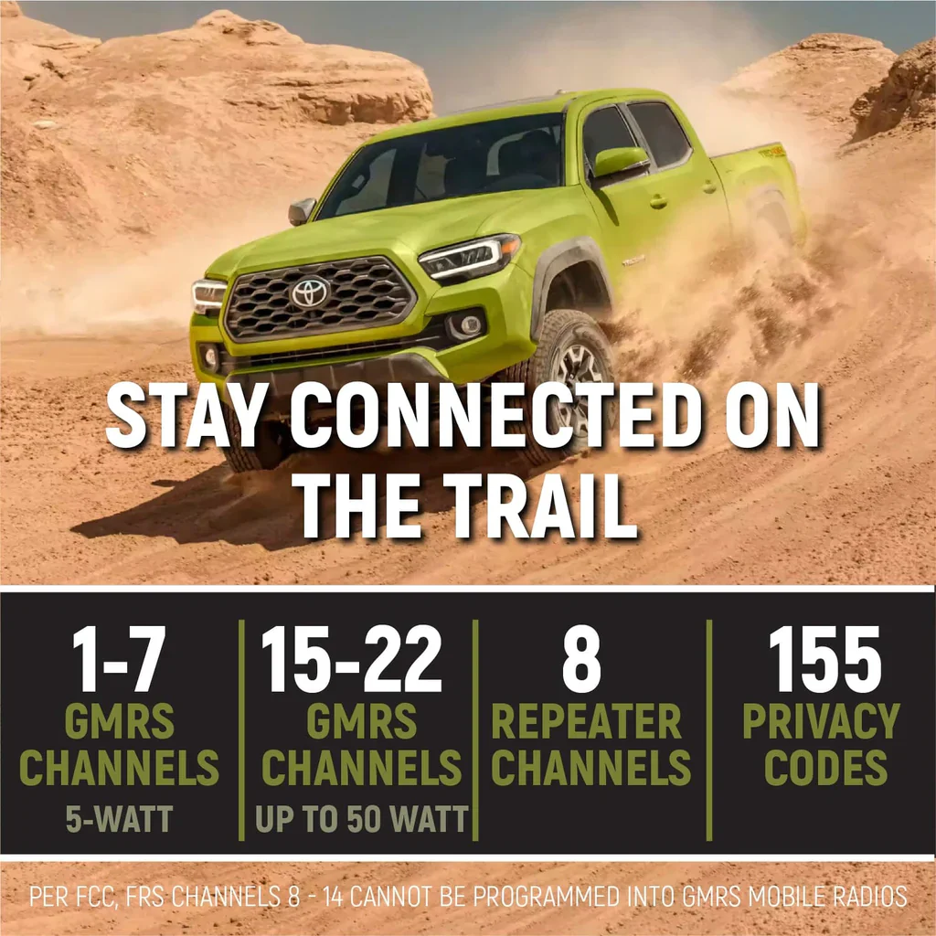 Rugged Two-Way GMRS Mobile Radio Kit For 4Runner - Image 7