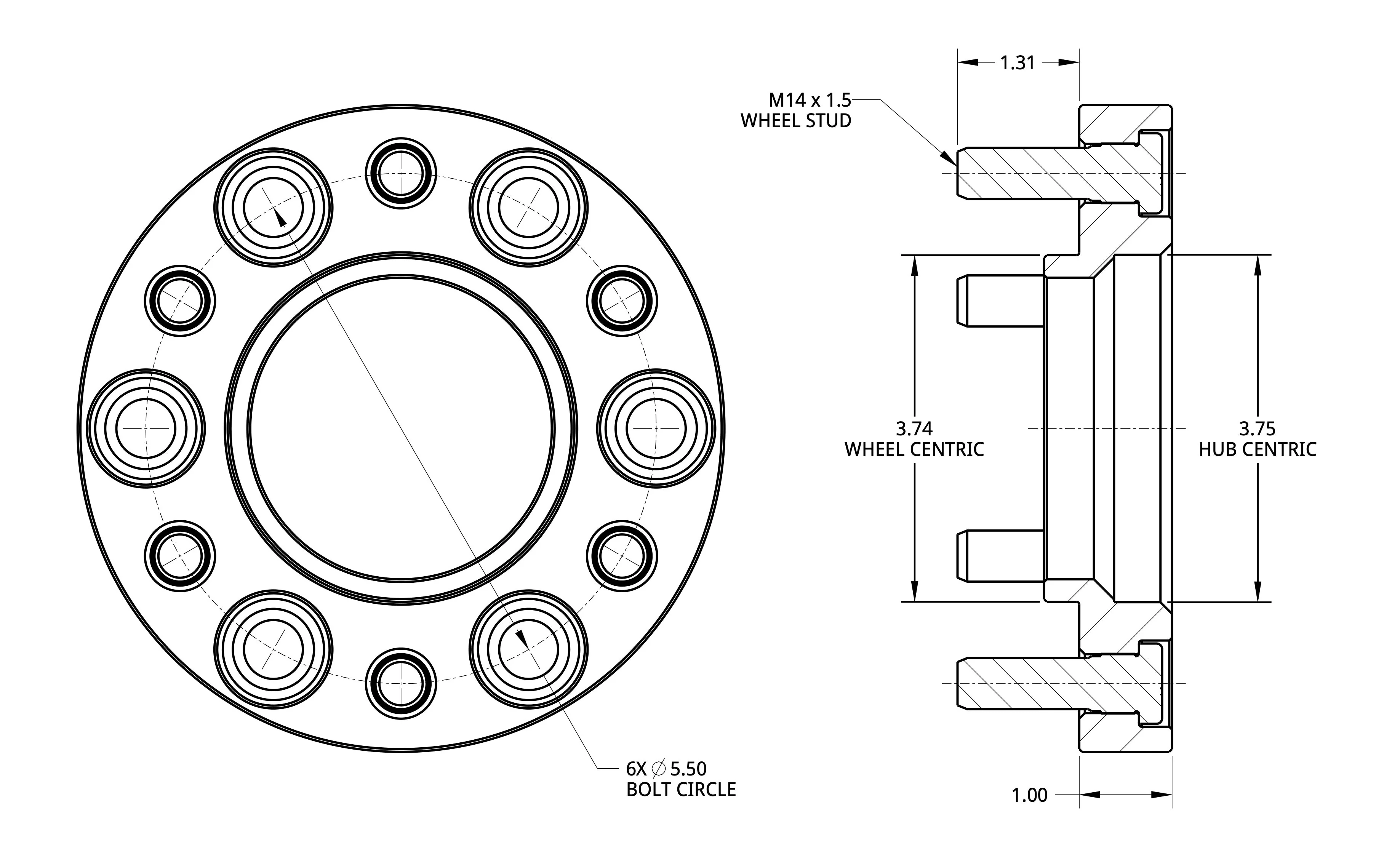 Spidertrax 1" Wheel Spacers For 4Runner (2025-Current) - Image 6