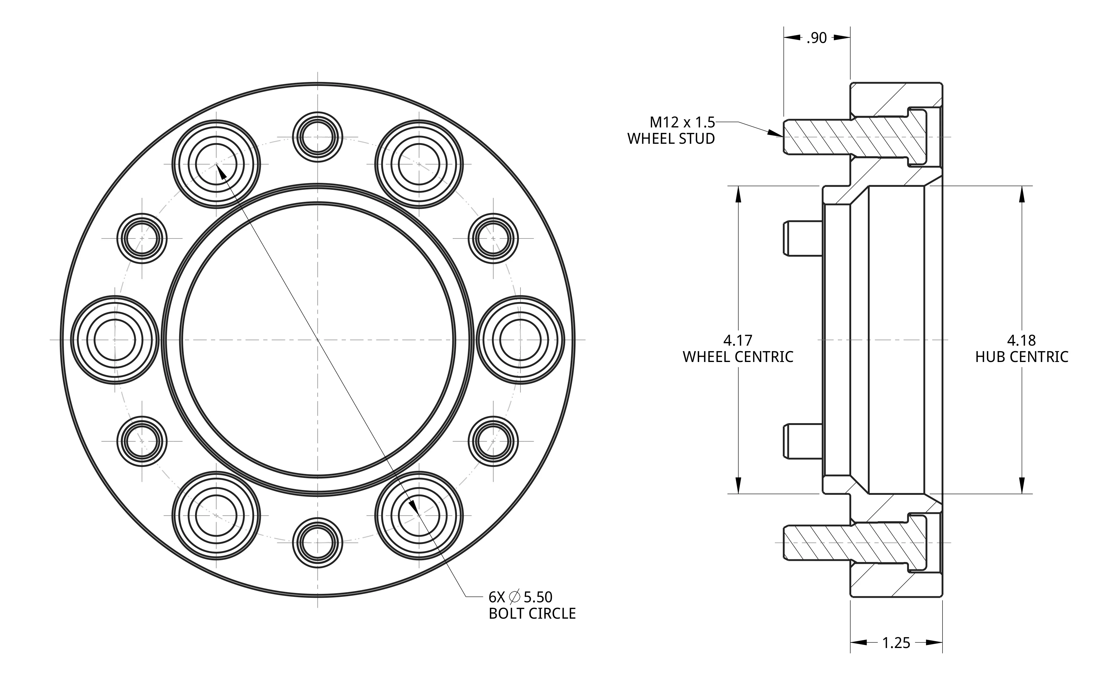 Spidertrax 1.25" Wheel Spacers For 4Runner (1996-2024) - Image 4