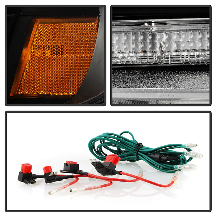 Spyder Apex Black LED Headlights W/Sequential Turn Signal For 4Runner (2014-2020) - Image 11