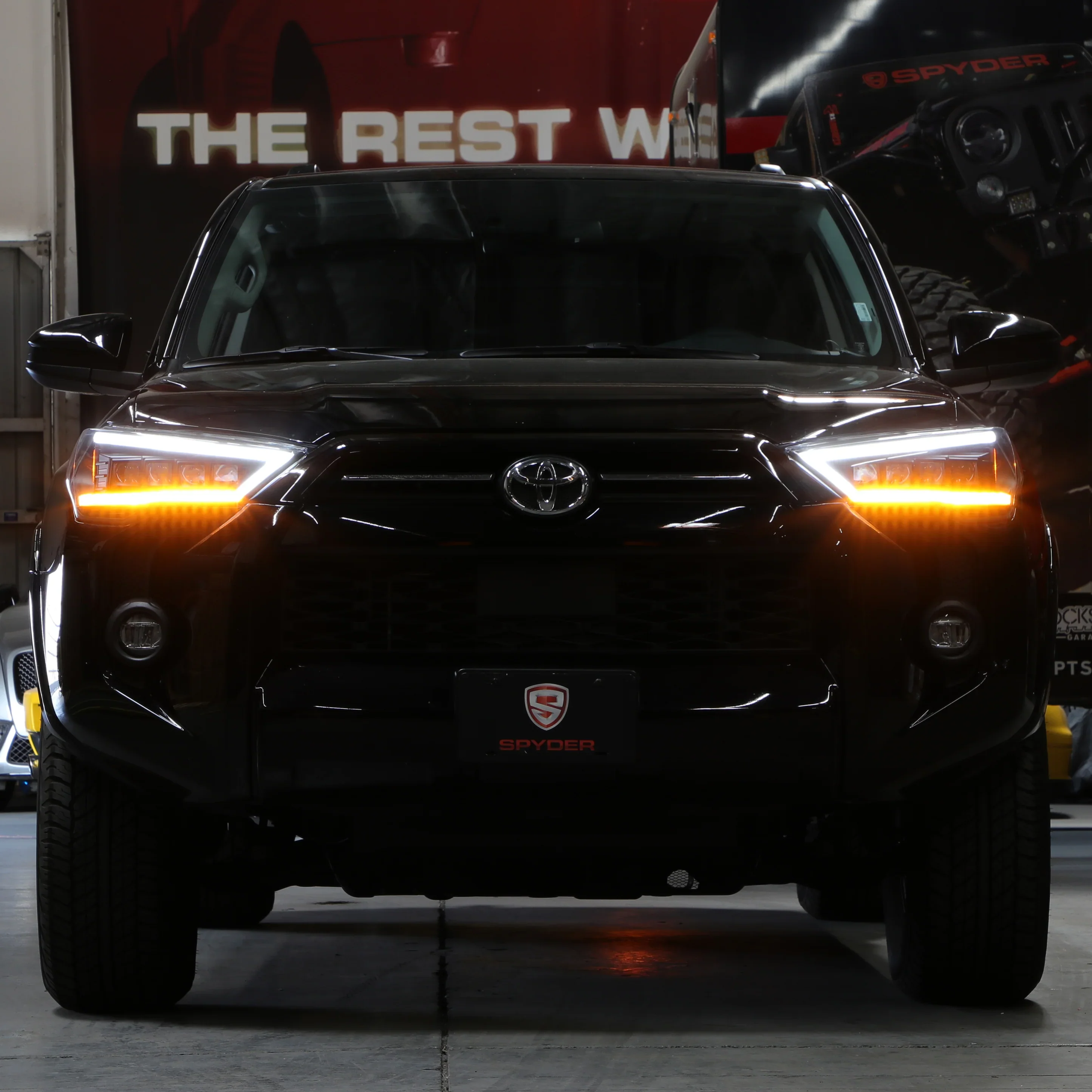 Spyder Apex Black LED Headlights W/Sequential Turn Signal For 4Runner (2014-2020) - Image 17