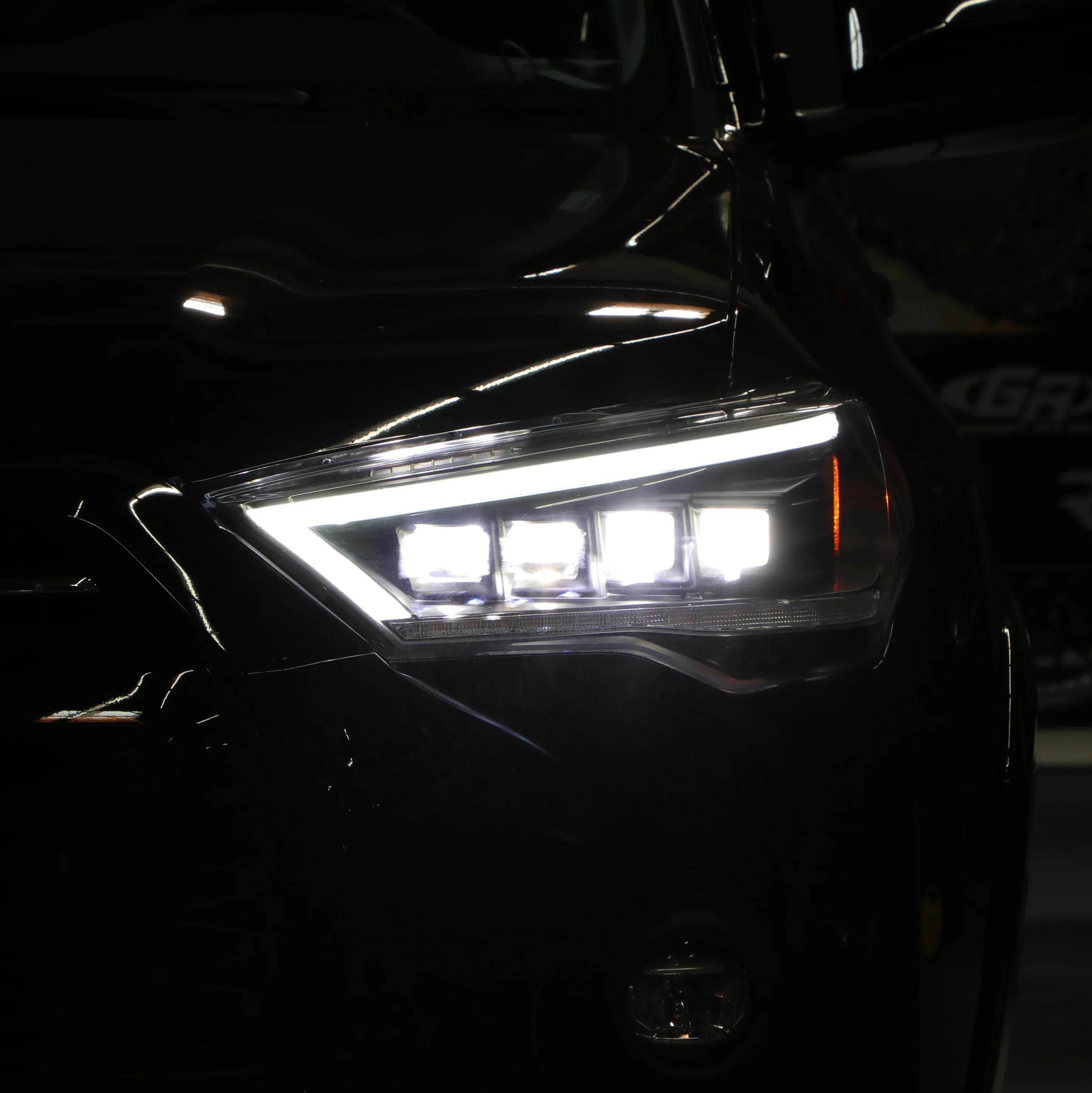 Spyder Apex Black LED Headlights W/Sequential Turn Signal For 4Runner (2014-2020) - Image 18