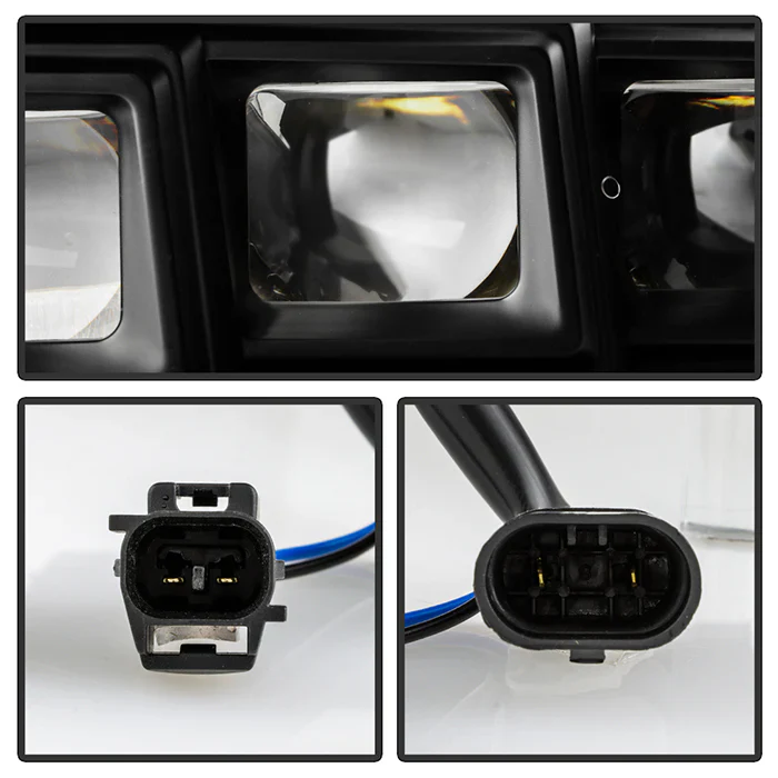 Spyder Apex Black LED Headlights W/Sequential Turn Signal For 4Runner (2014-2020) - Image 7