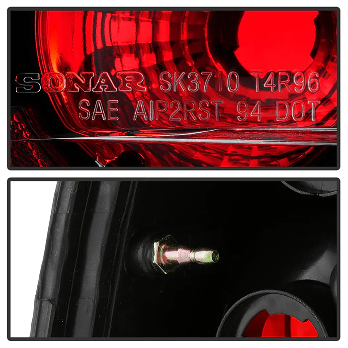 Spyder Black Euro Style Tail Lights For 4 Runner (1996-2002) - Image 6