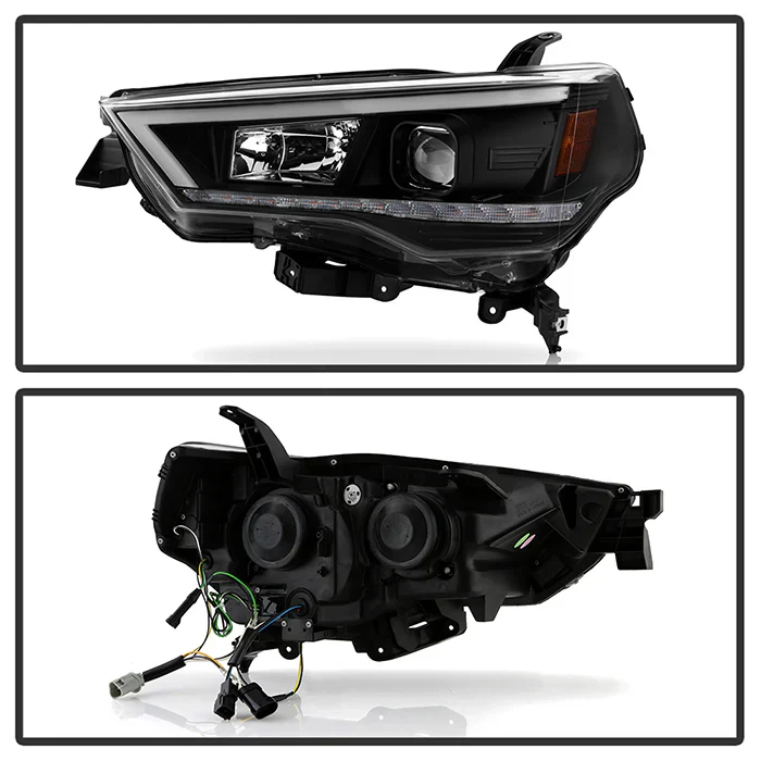 Spyder Black Projector Headlights W/Sequential LED For 4Runner (2014-2020) - Image 5