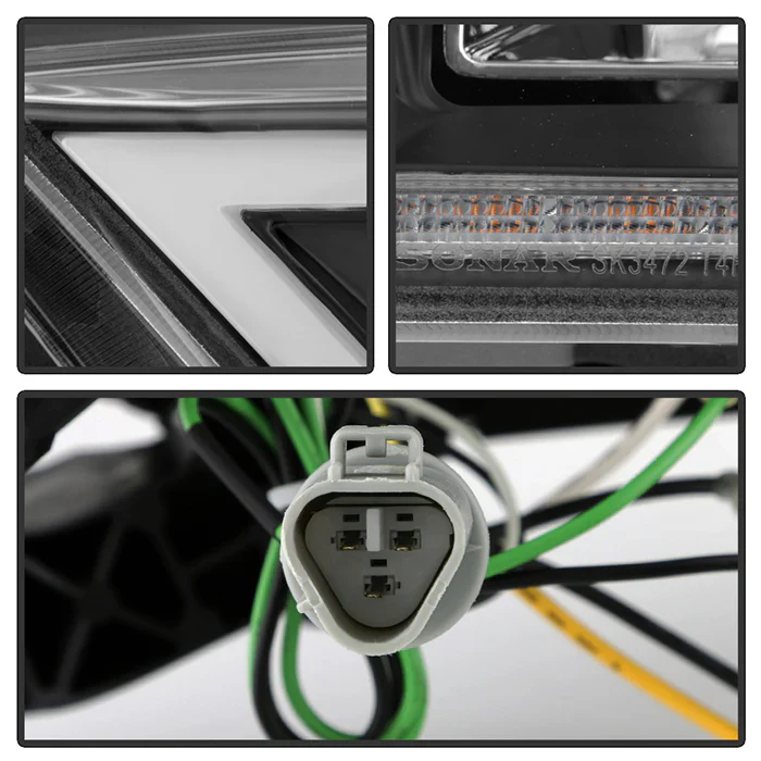 Spyder Black Projector Headlights W/Sequential LED For 4Runner (2014-2020) - Image 9