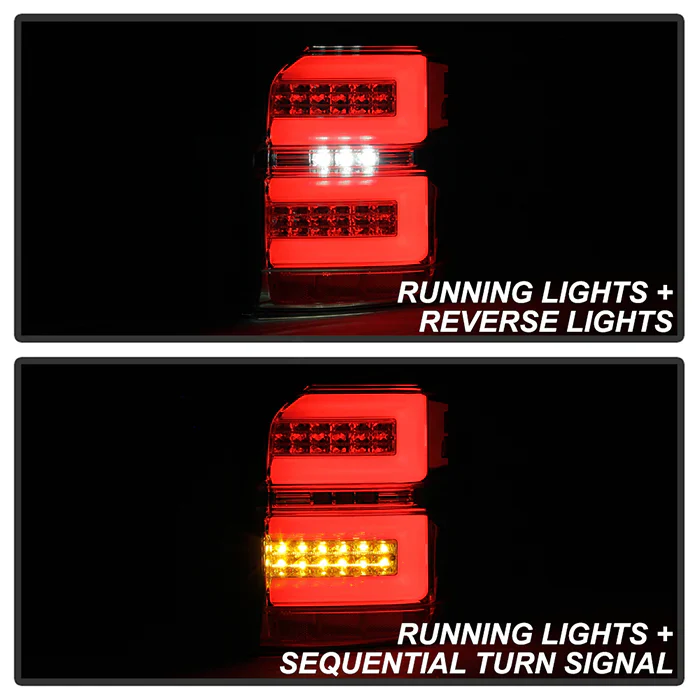 Spyder Smoke LED Tail Lights W/Sequential Turn Signal For 4Runner (2010-2023) - Image 2