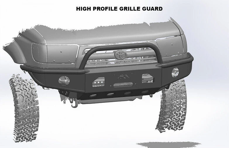 SRQ Fab Alpha Front Bumper - DIY Kit For 4Runner (1996-2002) - Image 5