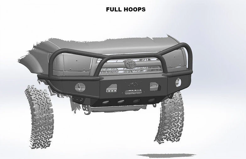 SRQ Fab Plate Front Bumper For 4Runner (1996-2002) - Image 9